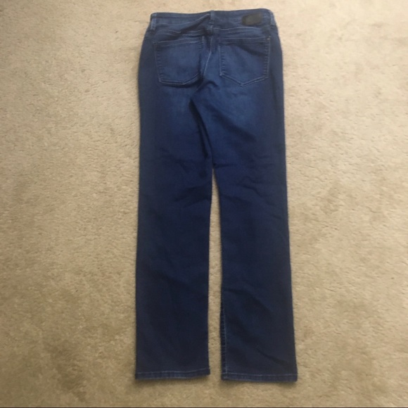 Mavi Jeans Kendra High Rise Straight Leg Jeans Medium Wash Stretch Blue Denim - Picture 8 of 9